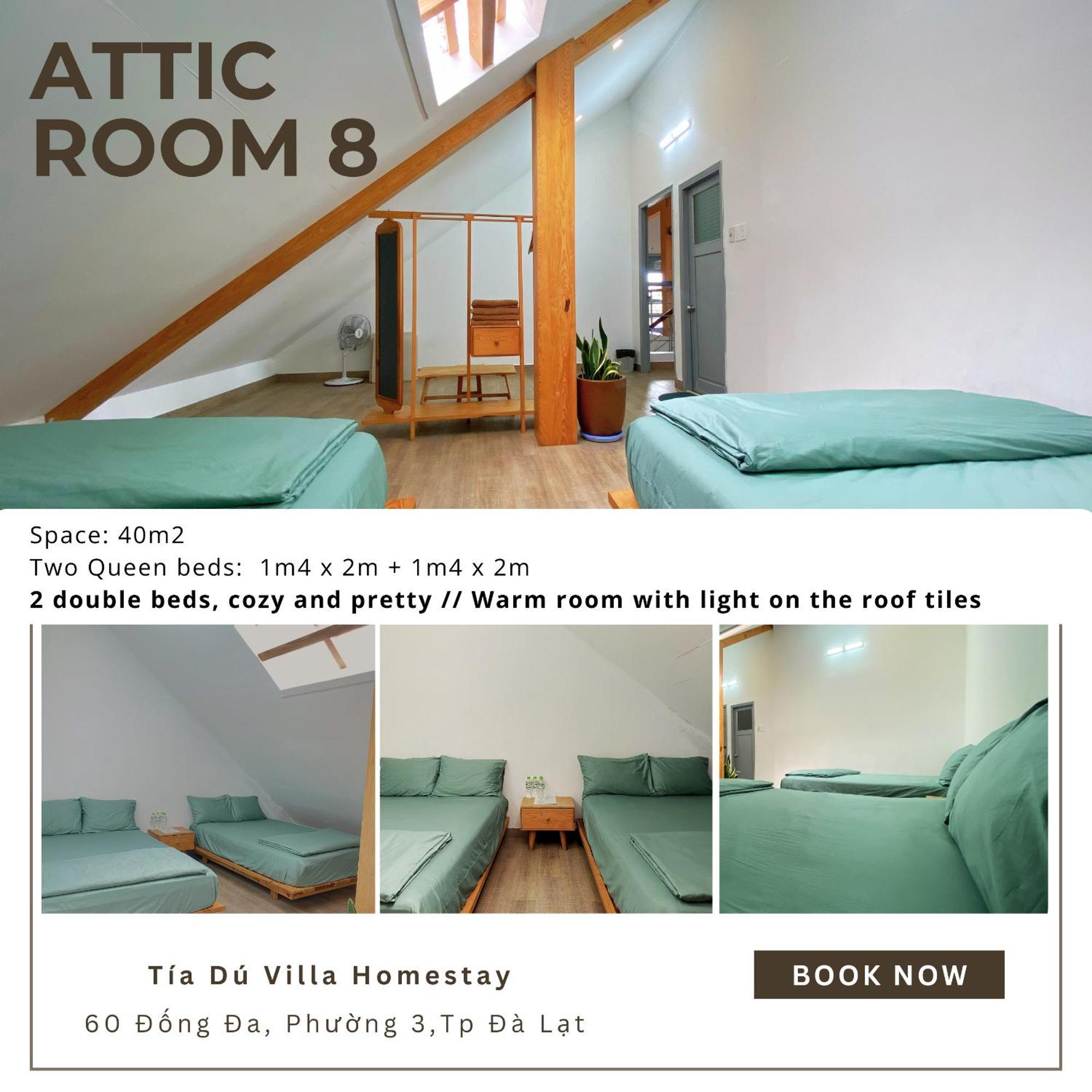 Tia Du Villa Homestay Da Lat Zewnętrze zdjęcie