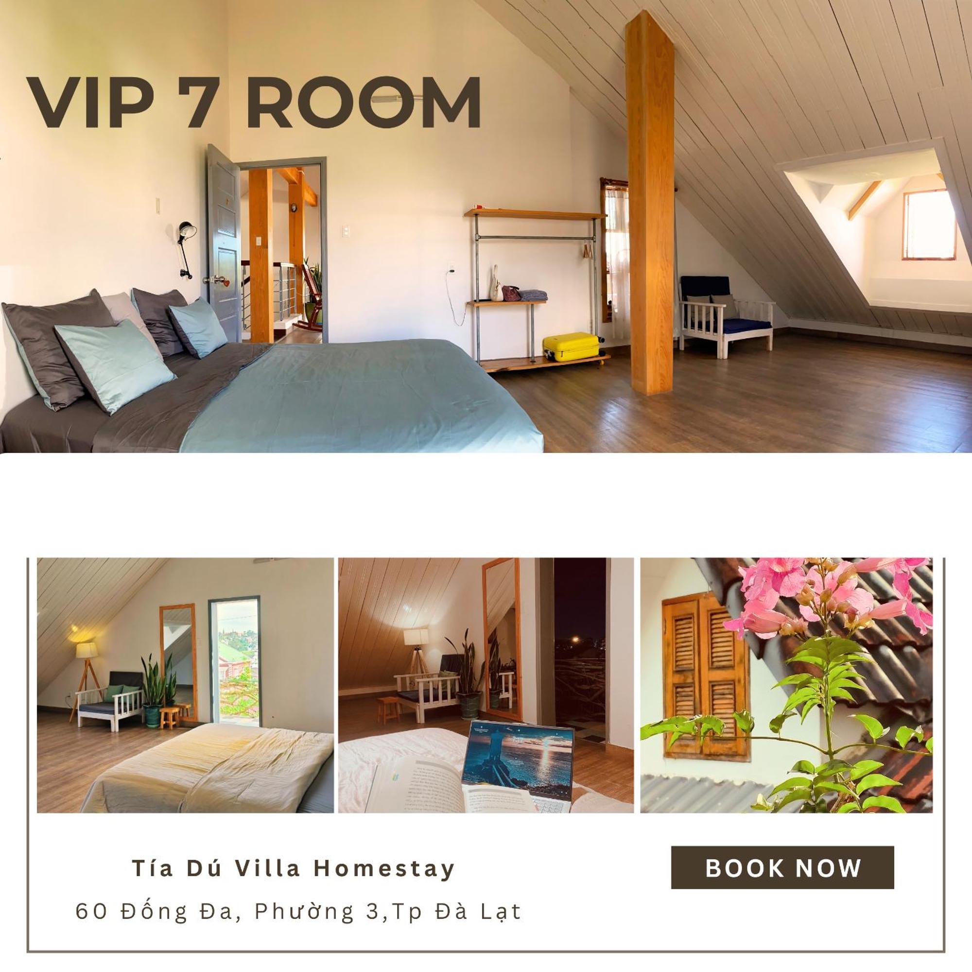 Tia Du Villa Homestay Da Lat Zewnętrze zdjęcie