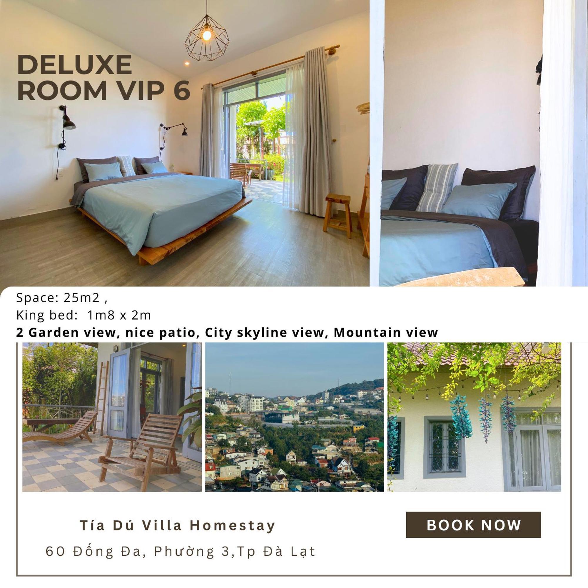 Tia Du Villa Homestay Da Lat Zewnętrze zdjęcie